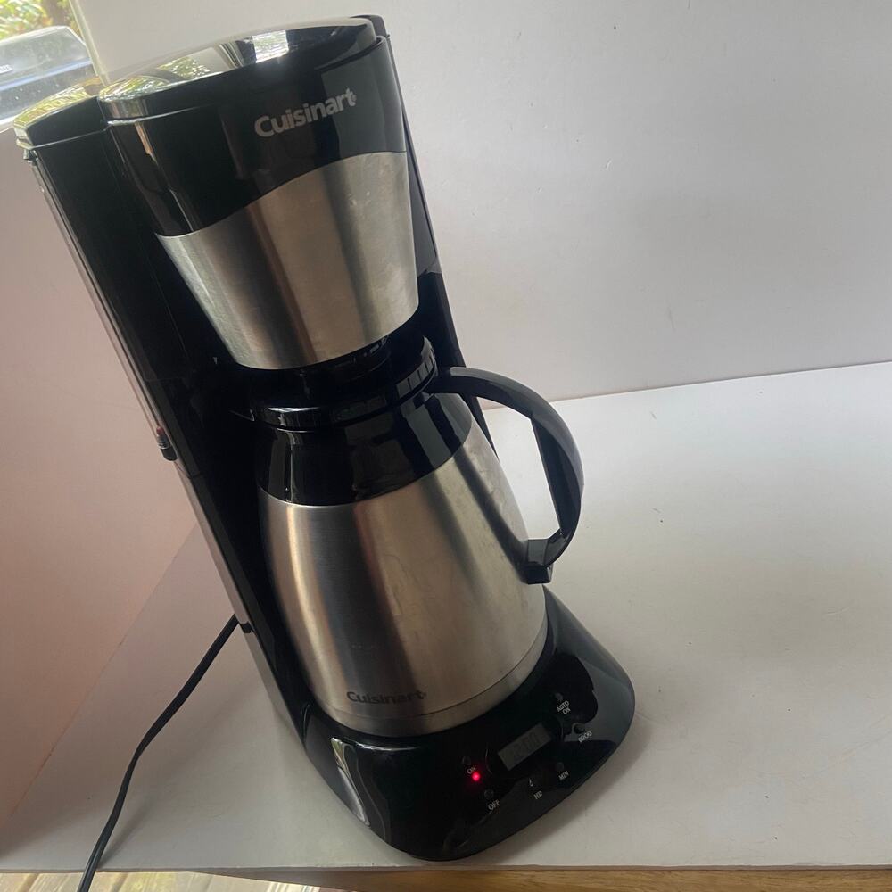 Cuisinart 12 Cups Coffee Maker Stainless Steel Thermal Insulated DTC-975BKN